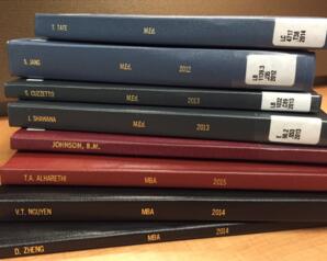 Theses: Honours & Masters