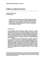 Culture as a dynamic construct