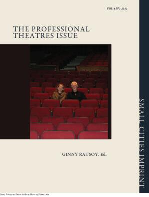 Vol 4, No 1 (2012) The Professional Theatres Issue