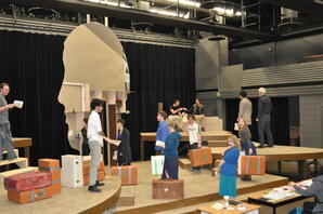 Death of a Salesman rehearsal photo 01