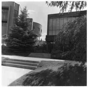 Gymnasium and science buildings: Exterior