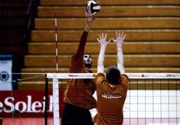 Volleyball Action Shot