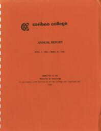 Cariboo College annual report 1982-1983