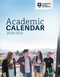 Thompson Rivers University Calendar 2018-2019 (April edition)