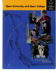 Open University and Open College Calendar 1998-1999