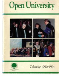 Open University Calendar 1990-1991