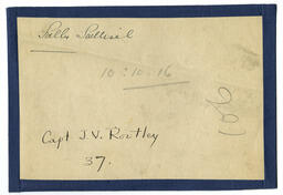 Sailly-Saillisel, October 10, 1916: Back