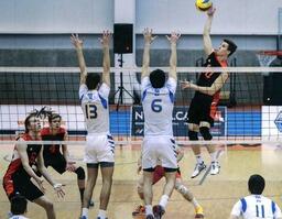 Volleyball Action Shot