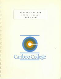 Cariboo College annual report 1984-1985