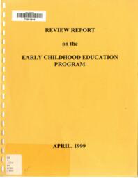 Review report on the early childhood education program