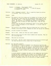 Press Conference: January 28, 1971