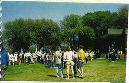 Gathering of peace walk participants