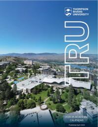 Thompson Rivers University Calendar 2024-2025 (April edition)