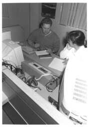 Students in language lab