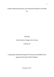 Caring for students experiencing poor mental health and well-being from social media use