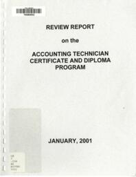 Review report on the accounting technician certificate and diploma program