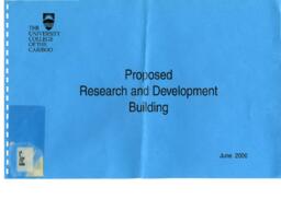Proposed research and development building