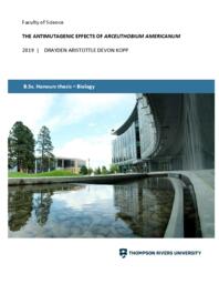 The antimutagenic effects of Arceuthobium americanum