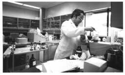 Ed Baron: Preparing chemicals