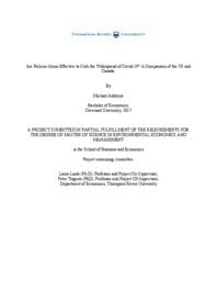 Are policies alone effective to curb the widespread of covid-19?: A comparison of the US and Canada.