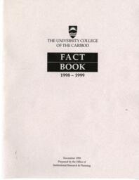 The University College of the Cariboo fact book 1998-1999
