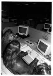 Students in language lab