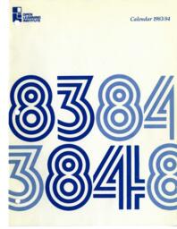 Open Learning Institute Calendar 1983-1984