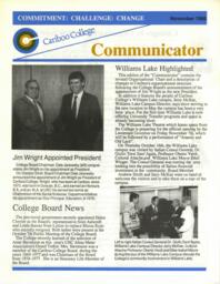 Communicator November, 1986