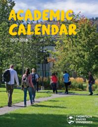 Thompson Rivers University Calendar 2017-2018 (April edition)