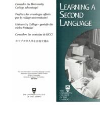 Learning a second language