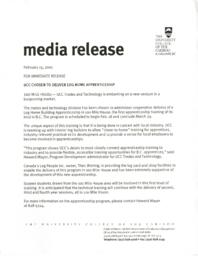 UCC Chosen to Deliver Log Home Apprenticeship