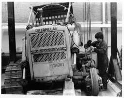 Heavy duty mechanics student