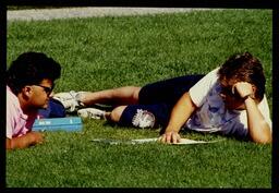 Students on campus