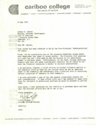 Cariboo College service to community letter