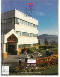University College of the Cariboo Calendar 1992-1993