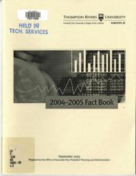 Thompson Rivers University fact book 2004-2005