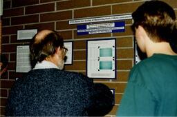 Science student poster presentation