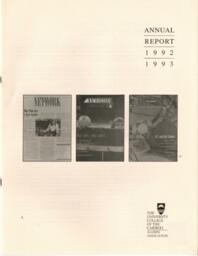 The University College of the Cariboo alumni association annual report 1992-1993
