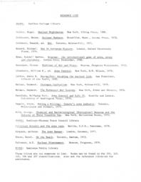 Resource list
