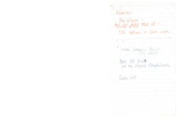 Kamloops nuclear awareness day expenses for 1984 and 1985