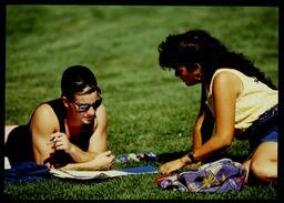 Students on campus