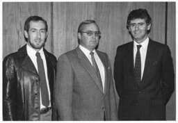 Members of the Cariboo College board and administration