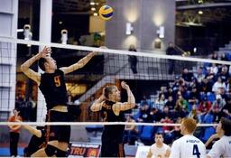 Volleyball Action Shot