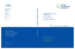 BC Open University Calendar 2001-2002