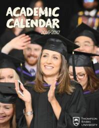 Thompson Rivers University Calendar 2016-2017