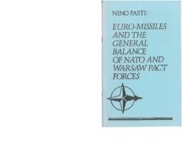 Euro-missiles and the general balance of NATO and Warsaw pact forces