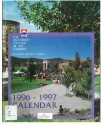 University College of the Cariboo Calendar 1996-1997