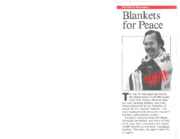 Blankets for peace