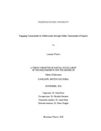 Engaging communities in collaboration through online communities of inquiry