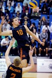Volleyball Action Shot